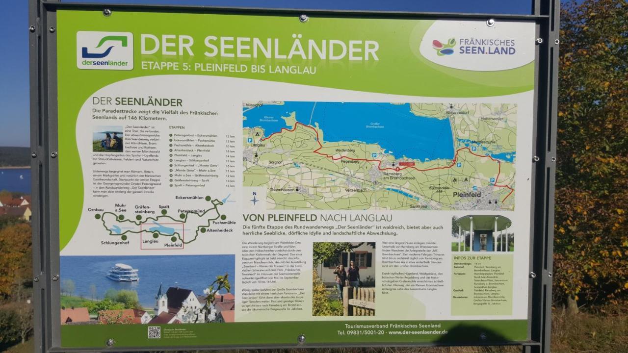 Ferienwohnung Schertel - Dorsbrunn Pleinfeld Eksteriør billede